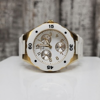 Invicta Angel White and Gold Tone Watch 0718