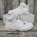 JORDAN Air 6 "gold Hoops" Sneakers - White Size 9.5