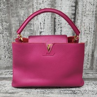 Louis Vuitton Capucines MM Hibiscus Flamingo Bag