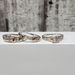 14K Wedding Set of 3 Rings 