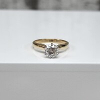 14K1.15ctr Solitaire Diamond Ring