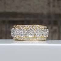 10K 1.50ctw Diamond Cluster Ring (Scratches on Inside of Band) 
