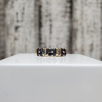 14K diamond + Sapphire Ring