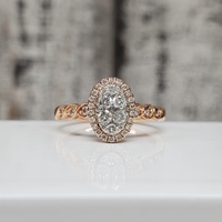 10K .50ctw Diamond Cluster Ring