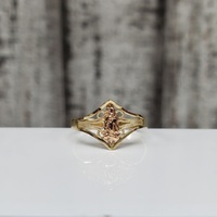 14K Two-Tone Virgin Mary Religious Ring