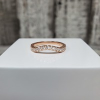 14K.25ctw Neil Lane Curved DiamondBand Ring
