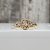 10K Diamond Ring 