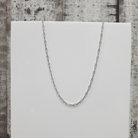 22" 14K Brand New Adjustable Paperclip Style Chain Necklace