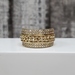 10K Diamond Curb Link Design Ring