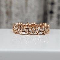 18K .81ctw Suzanne Kalan Classic Diamond Icon Eternity Band BAR559 