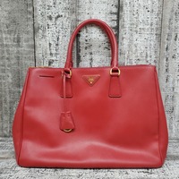 Prada Medium Red Galleria Saffiano Leather Bag