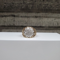 10K Diamond Kentucky Style Ring