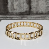 14KFancy Design Bangle Bracelet