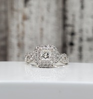 $3400 Vera Wang 14K Diamond Engagement Ring