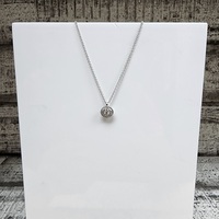 16.5" 14K EFFY Chain with Diamond Cluster Pendant