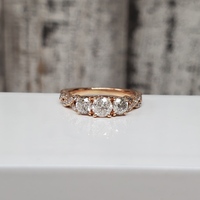 10K 1.15ctw Diamond Wedding Set