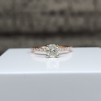 10K 1.10ctw Two-Tone Diamond Engagement Ring 