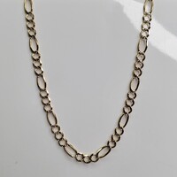 26.5" 14KSolid DiamondCut Figaro Link Necklace