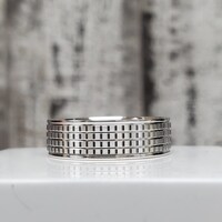 14K Fancy Design Band Ring