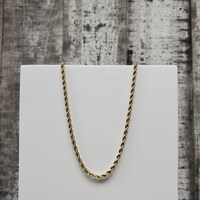 23" 10KRope Chain Necklace
