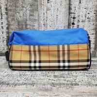 Burberry Nylon Blue Pouch