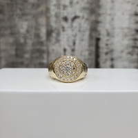 10K CZ Cluster Ring