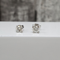 14K Diamond Stud Earrings