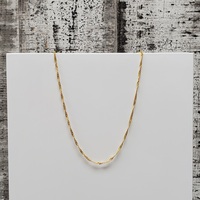 17" 24K Twisty Rope Necklace