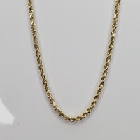 21.75" 14KRope Chain Necklace