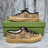 Gucci Low Top Canvas Sneakers Size 7.5