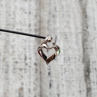 10K Mother and Child Heart Pendant