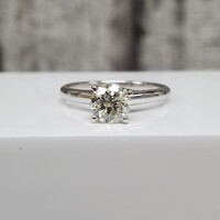 14K Diamond Solitaire Diamond Ring
