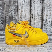 Nike Air Force 1 Off University Gold Size 7.5