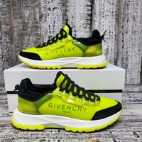Givenchy Reeth Leather House Check Low-Top Sneakers Size 41