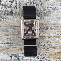 Raymond Weil 4881 Tango Black Dial Black Strap Stainless Steel Chronograph Watch