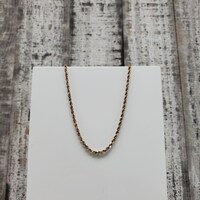 20.5" 14KSolid Rope Chain Necklace
