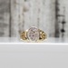 14KCZ Cluster Baby Ring
