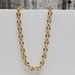 19" 14K Semi Solid "Puffy Gucci Style" Necklace