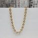 22.5" 14K Semi Solid "Puffy Gucci Style" Necklace