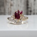 14K Diamond + Ruby Ring