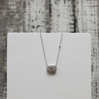 $4480 18K SHAY DIAMOND PAVE PENDANT NECKLACE