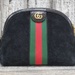 Gucci Ophidia GG Small Black Suede Crossbody 499621