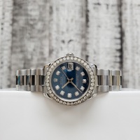 '06/'07 31mm Diamond Blue Dial Rolex Watch 78240