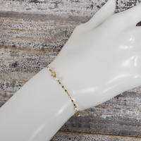 14K Star + Pearl Bracelet