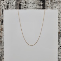 18.5" 10K Thin Chain Necklace