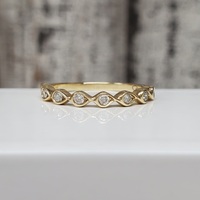 14K Diamond Band Ring