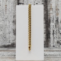 8.25" 14K Solid Cuban Link Bracelet