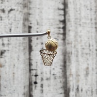 10K Basketball Hoop Pendant