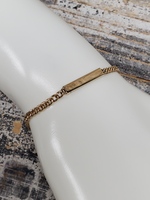  6.5" 14K Semi Solid Curb ID Bracelet