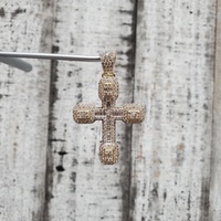 10K Diamond Cross Religious